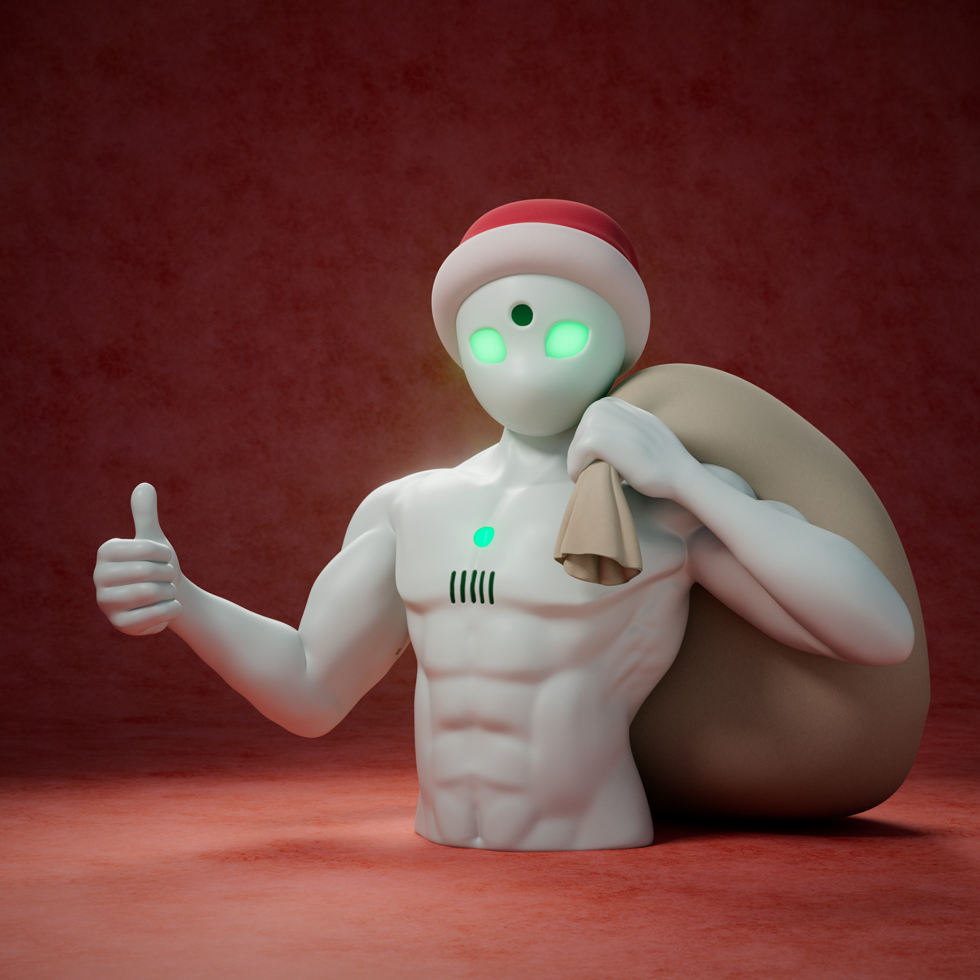 OriHime Christmas FanArt thumbnail